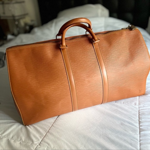 Louis Vuitton Leather Travel Bag - Picture 3 of 13